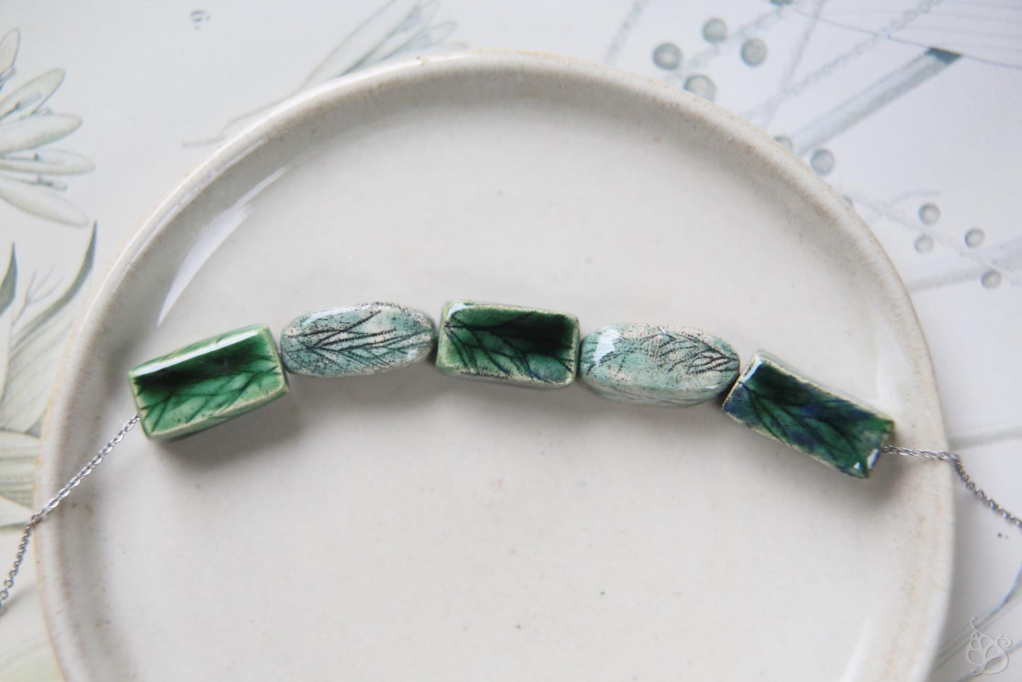 Seaweed 5 / Ceramic Pendant