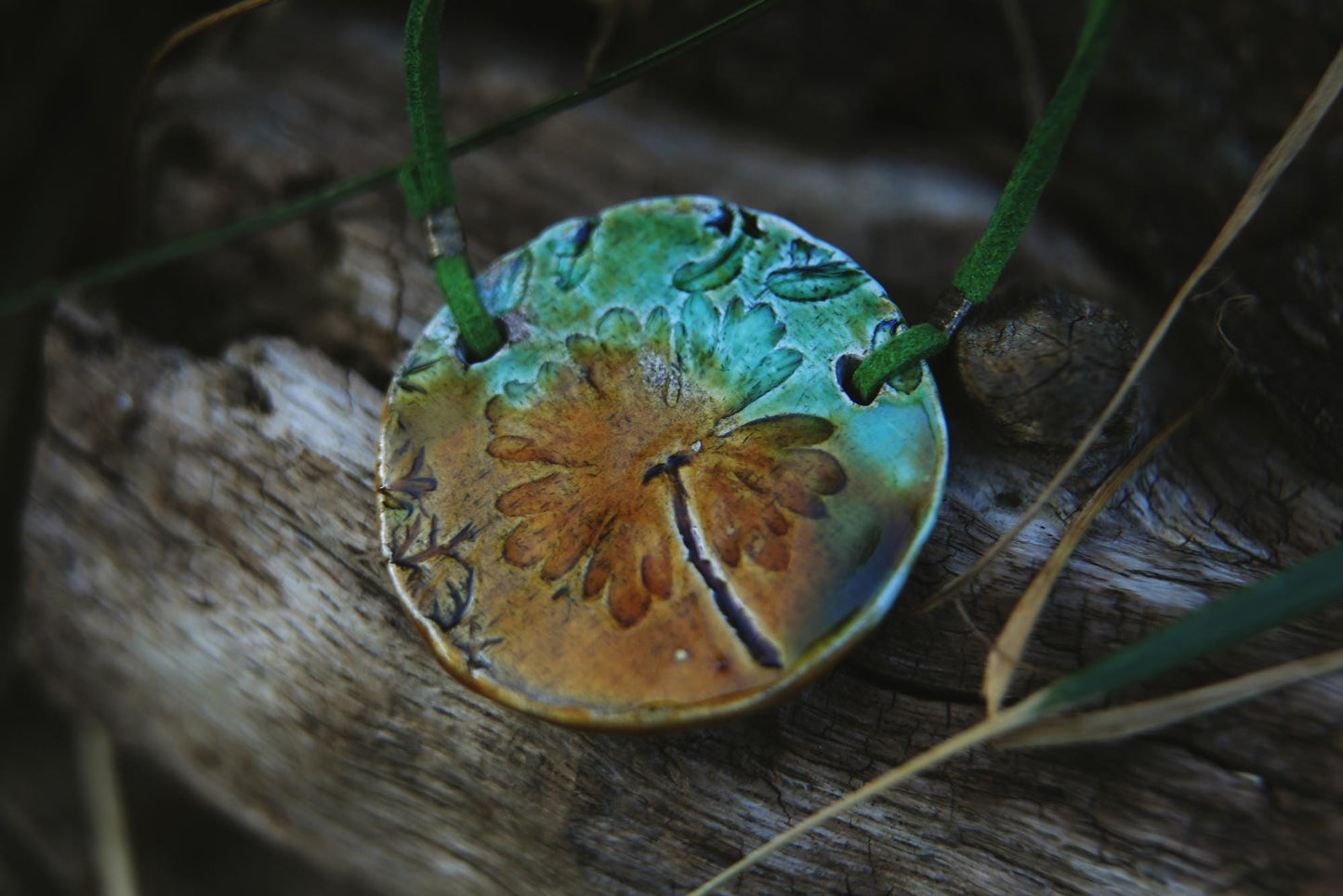 Herbarium / Porcelain Necklace