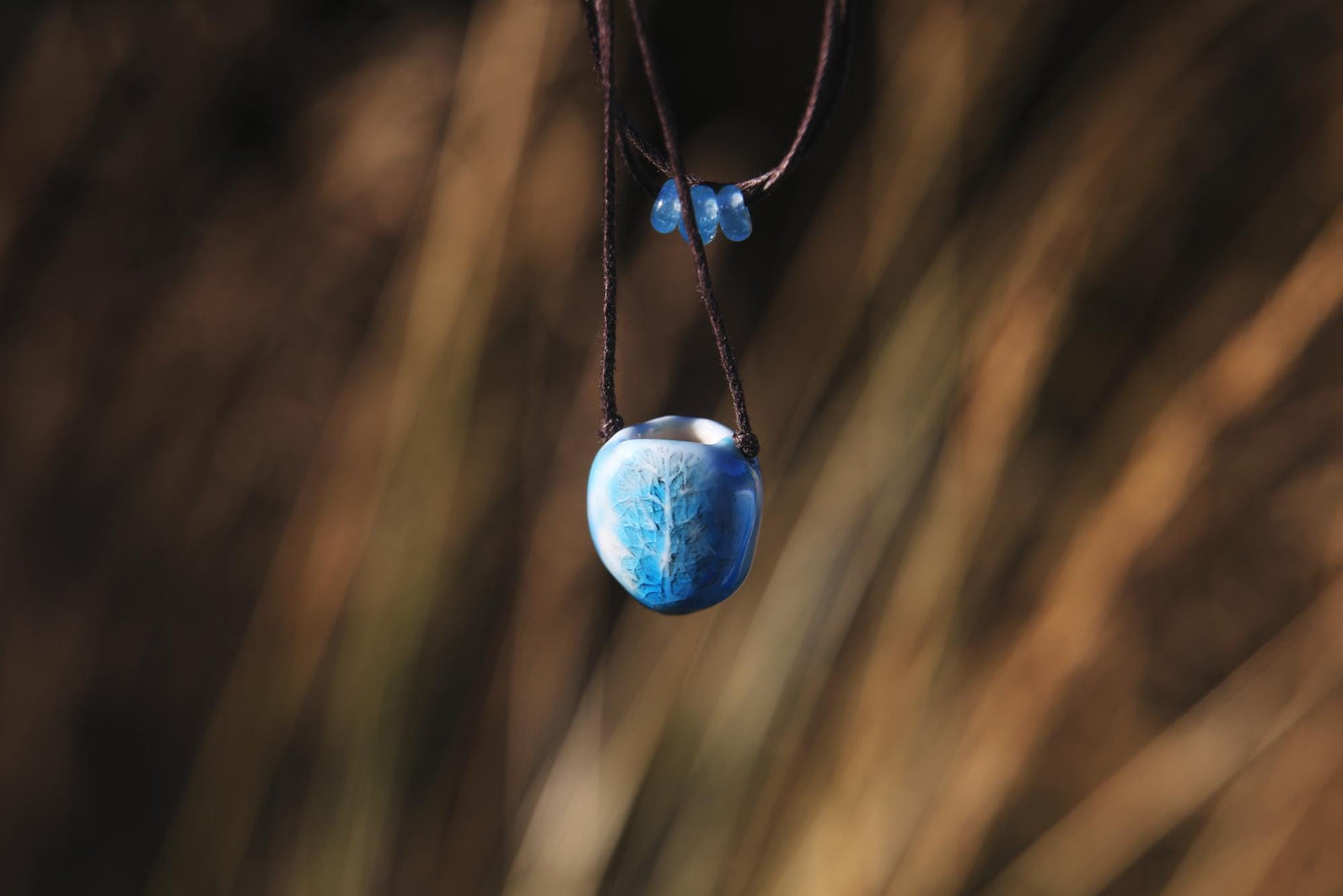 Forest Vials / Porcelain Fragrance Diffuser Pendants