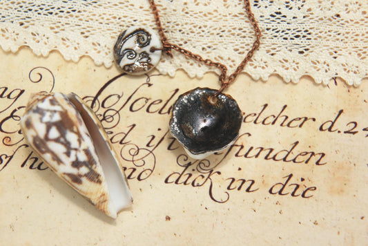 Sea Charms / Porcelain Necklace