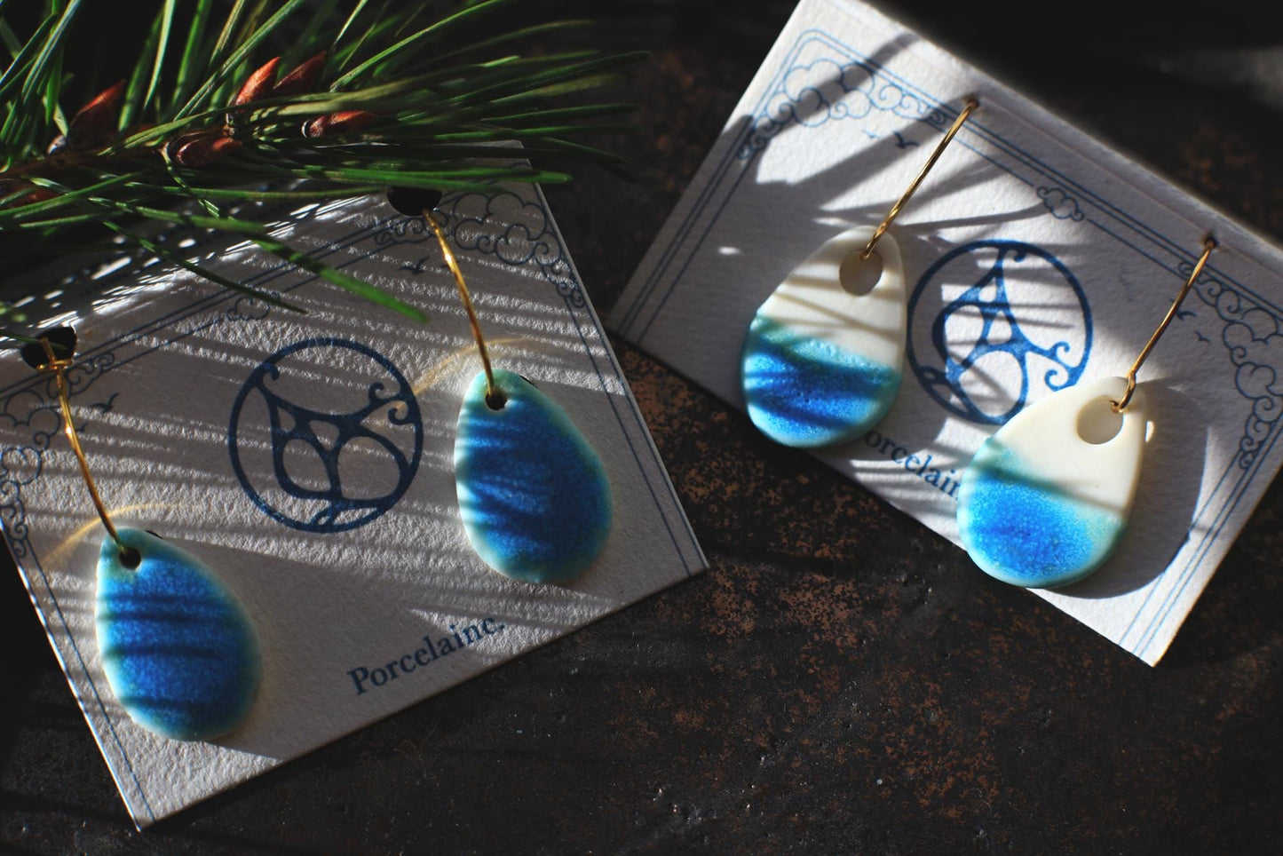 Bliss / Porcelain earrings