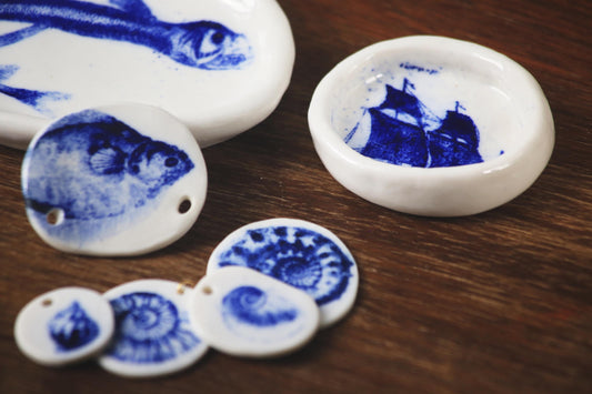 Brigantine / Small Porcelain Ring Dish