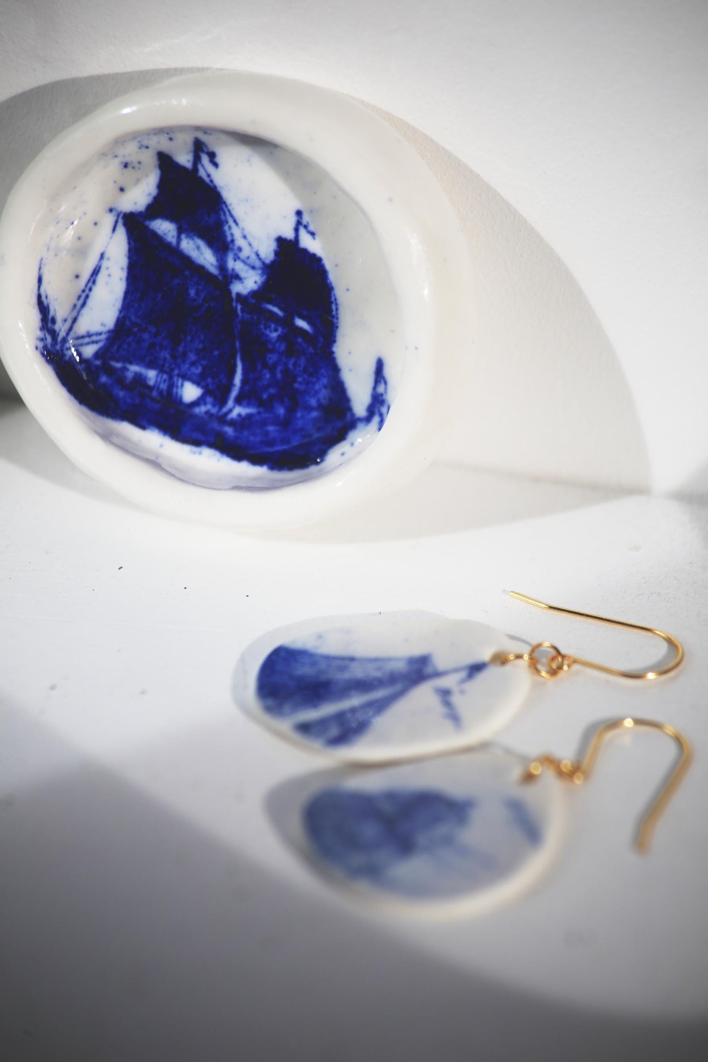 Brigantine / Small Porcelain Ring Dish