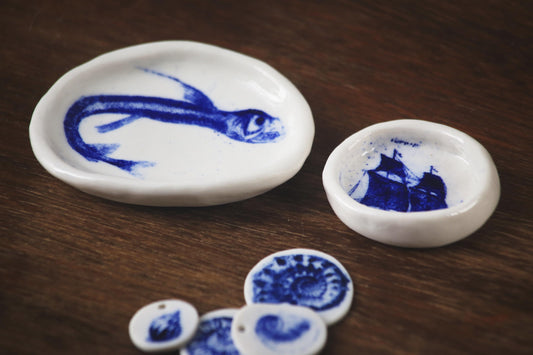 Chauliodus / Small Porcelain Ring Dish