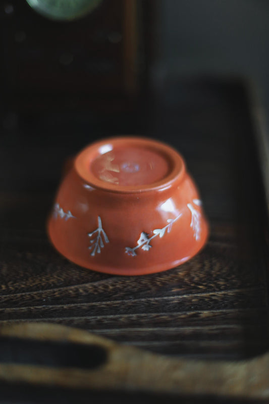 Earth / Red Ceramics Tea Cup