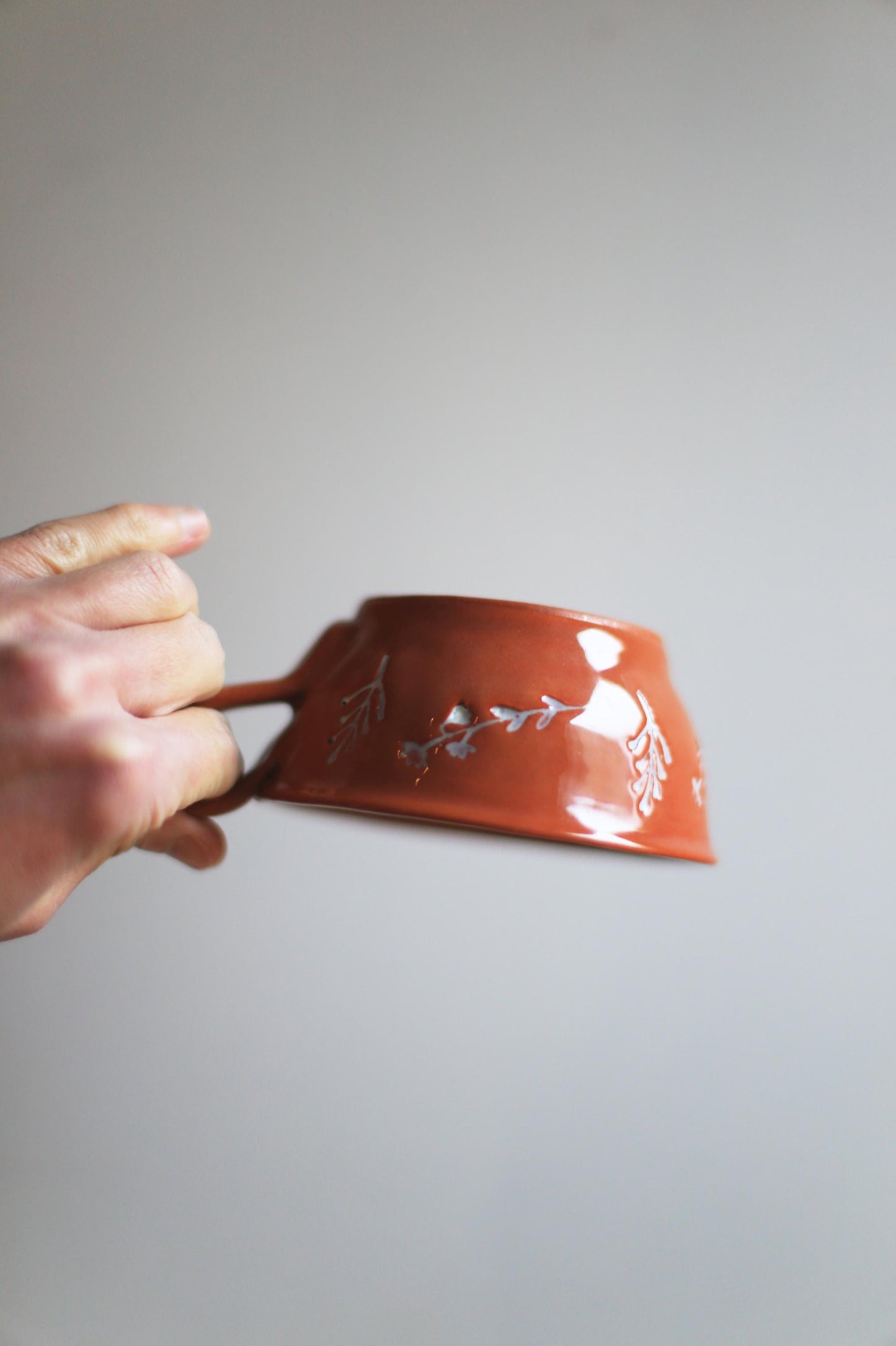 Earth / Red Ceramics Tea Cup