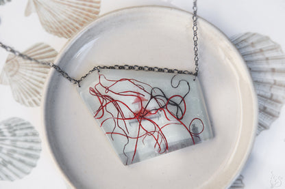 Phare de la pointe d'Agon / Normandy necklace and backlace