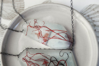 Phare de la pointe d'Agon / Normandy necklace and backlace