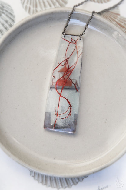 Phare de la pointe d'Agon / Normandy necklace and backlace