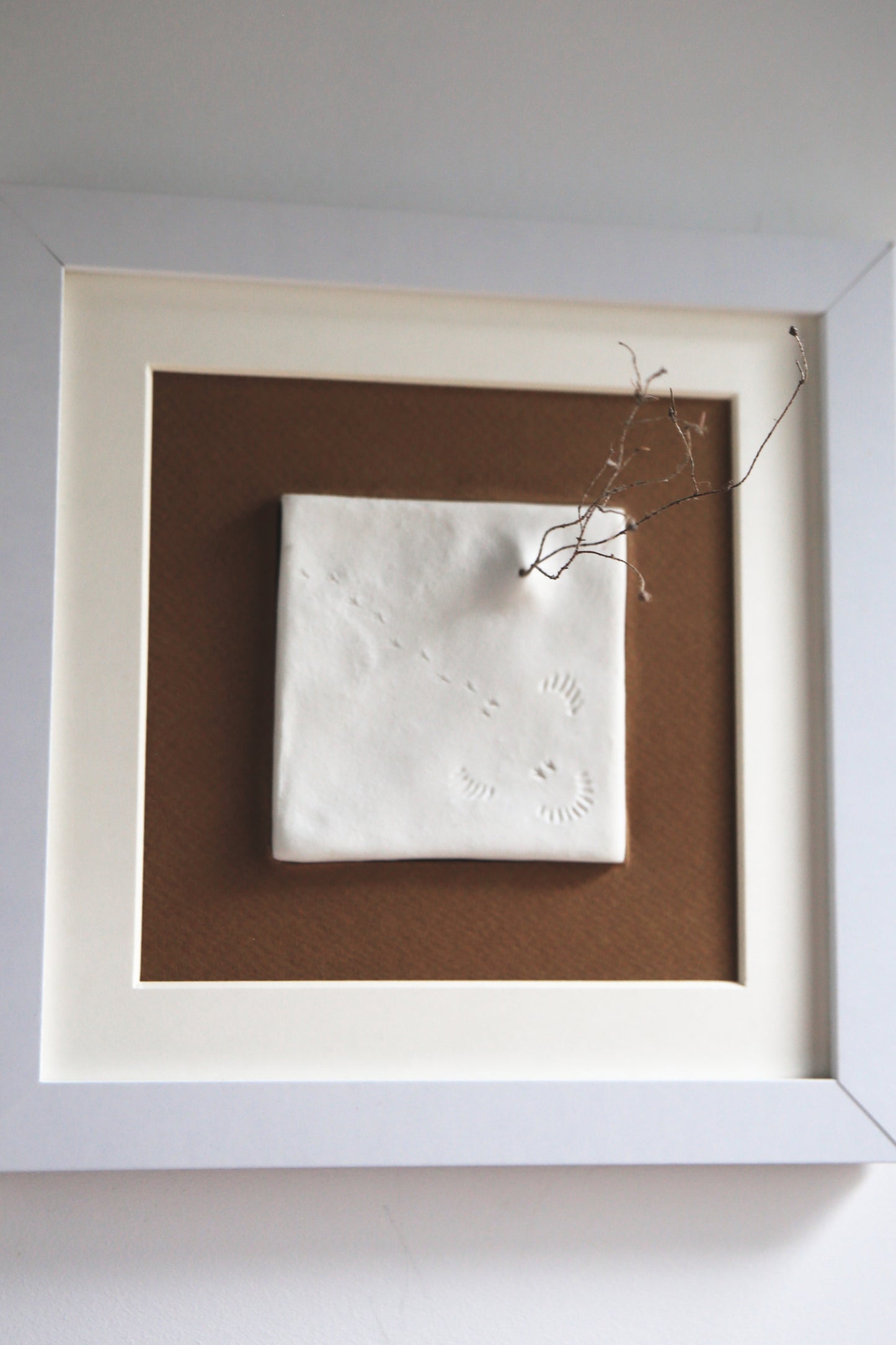 A Fleeting Presence / Porcelain Wall Art