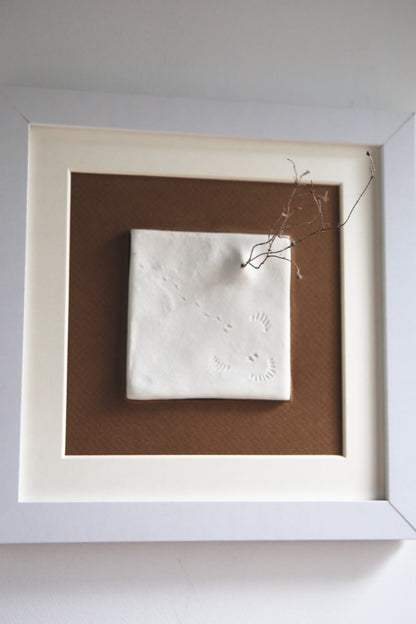 A Fleeting Presence / Porcelain Wall Art