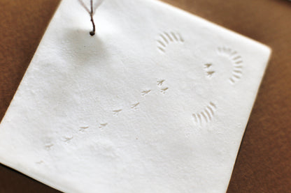 A Fleeting Presence / Porcelain Wall Art