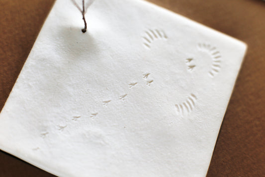 A Fleeting Presence / Porcelain Wall Art