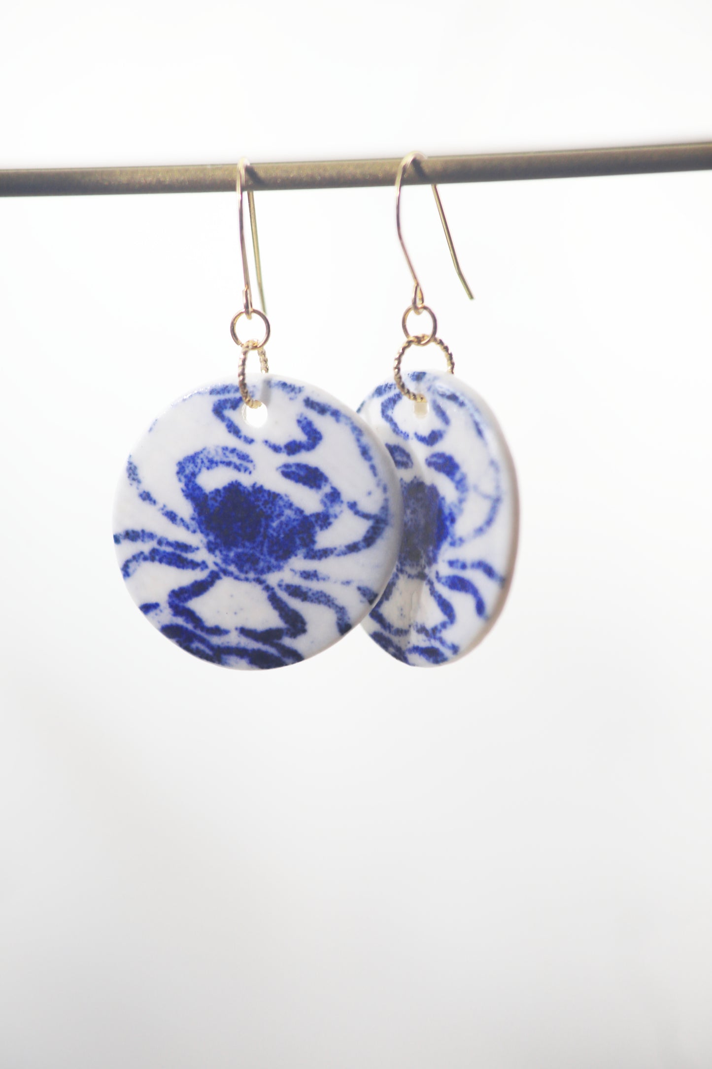 Brachyura / Porcelain Earrings and Necklace
