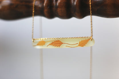 Foliage Dance / Fallen Leaves from Brittany / Pendants