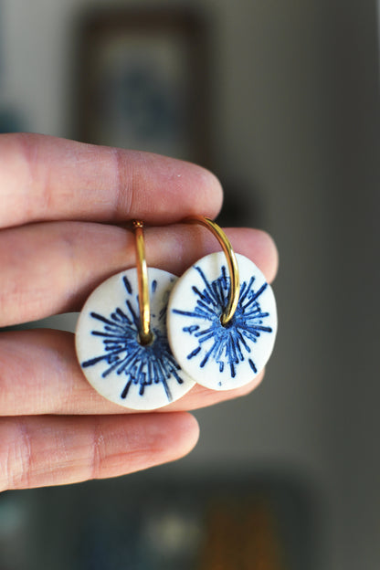 Solar / Porcelain Earrings Transformer Set