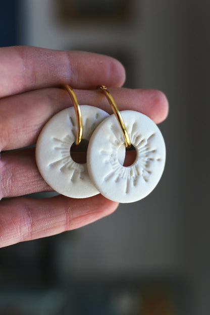 Solar / Porcelain Earrings Transformer Set