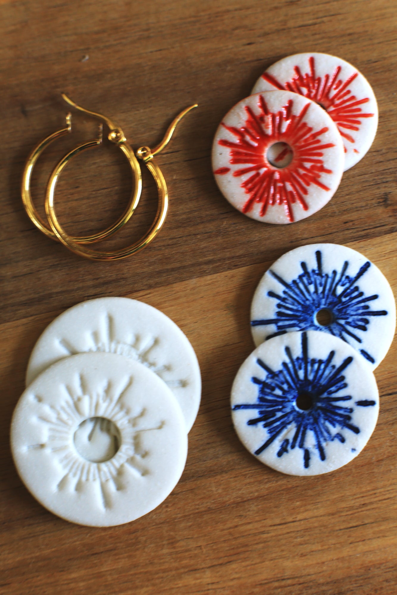 Solar / Porcelain Earrings Transformer Set