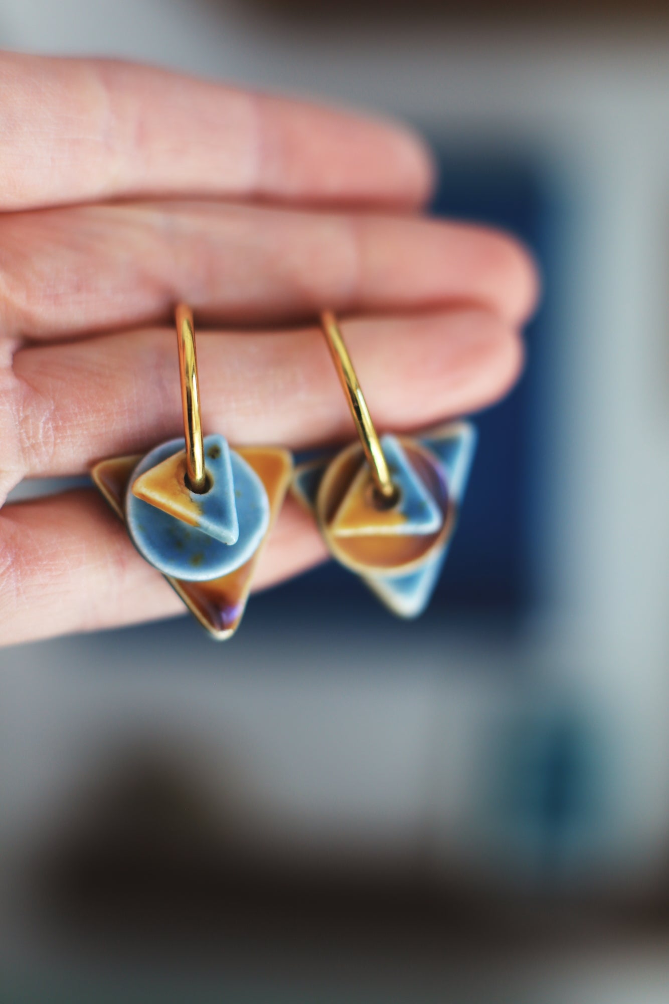 Shapes / Porcelain Earrings Transformer Set