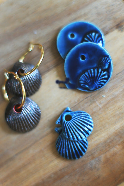 Indigo / Porcelain Transformer Earrings