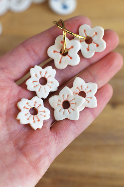 Sakura / Porcelain Earrings
