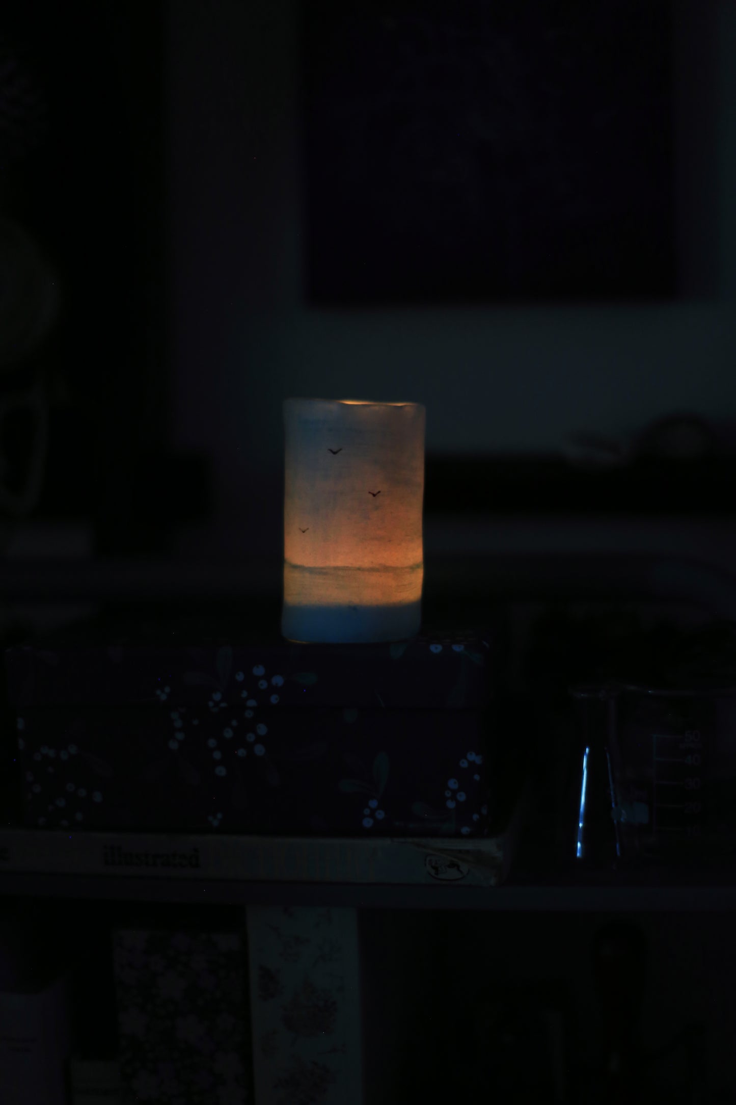 Porcelain lights / Candle-holder lanterns