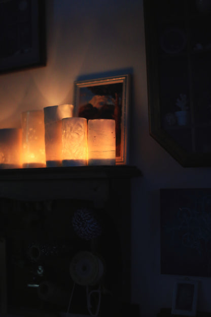 Porcelain lights / Candle-holder lanterns