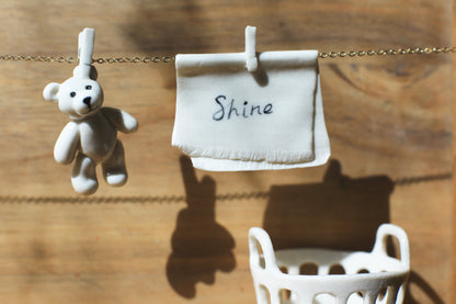 La Grande Lessive / Porcelain Necklaces