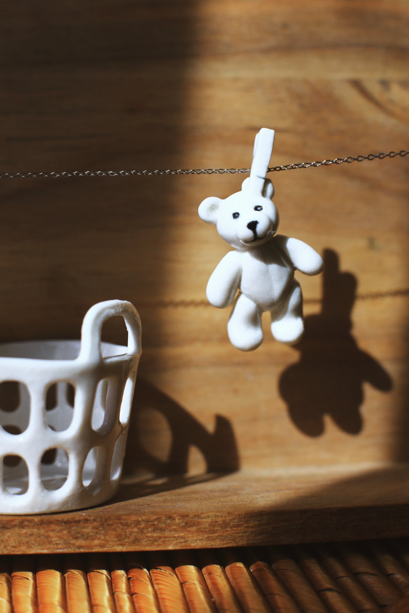 La Grande Lessive / Porcelain Necklaces