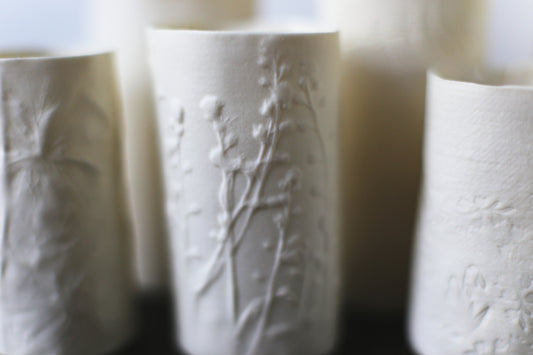 Porcelain lights / Candle-holder lanterns