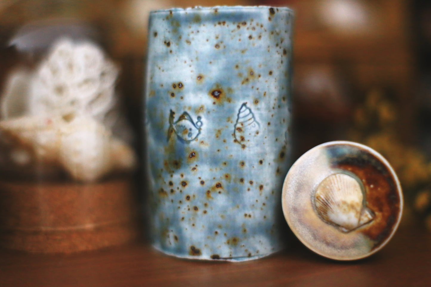 Porcelain lights / Candle-holder lanterns