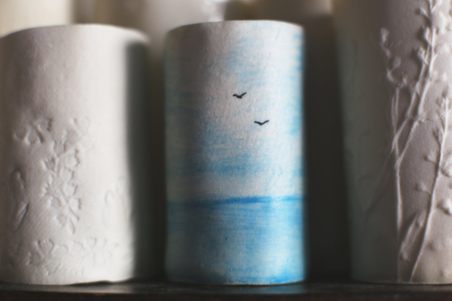 Porcelain lights / Candle-holder lanterns