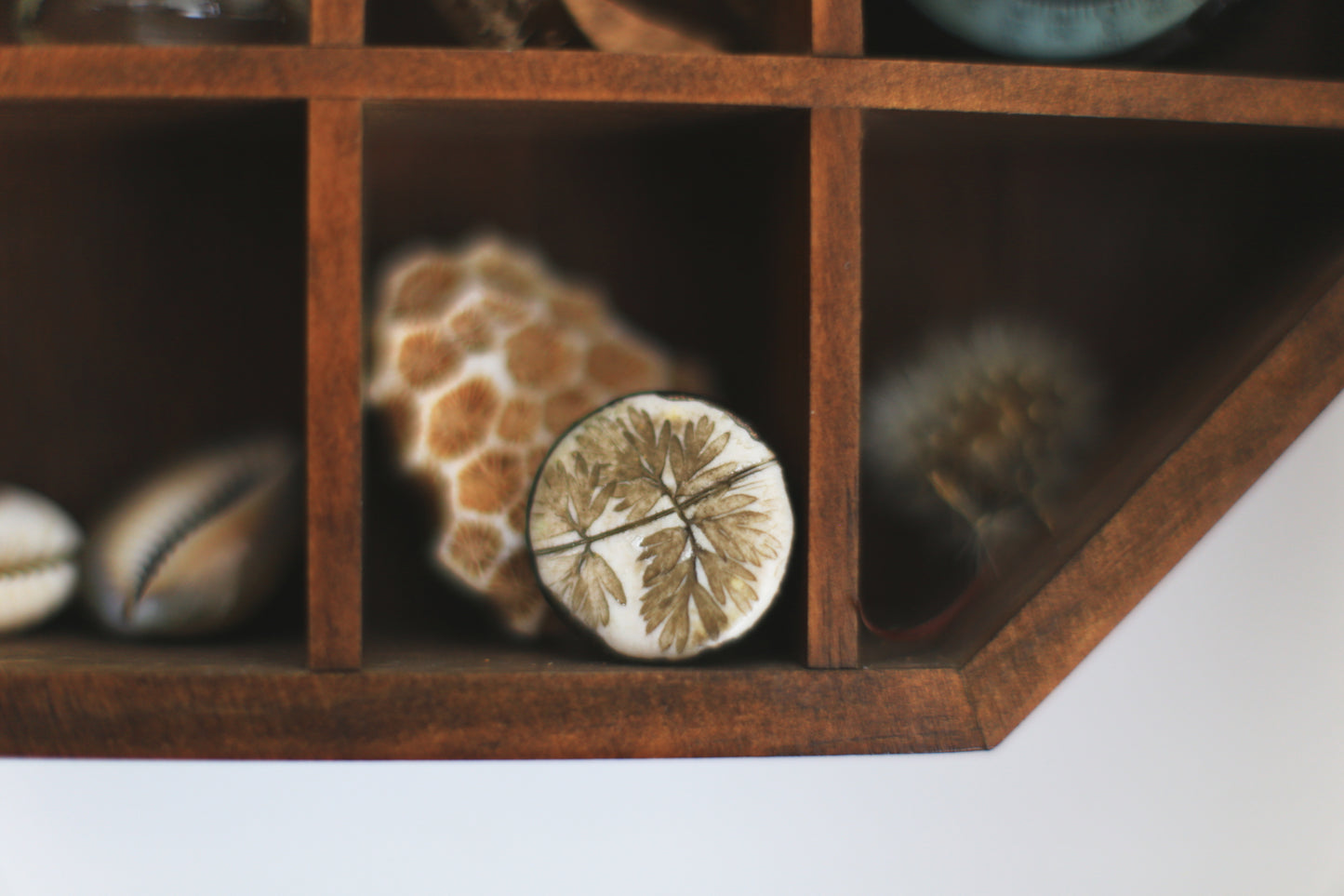 Herbal / Porcelain Brooch