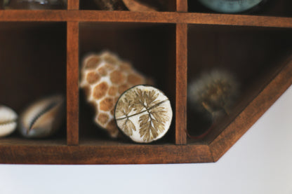 Herbal / Porcelain Brooch