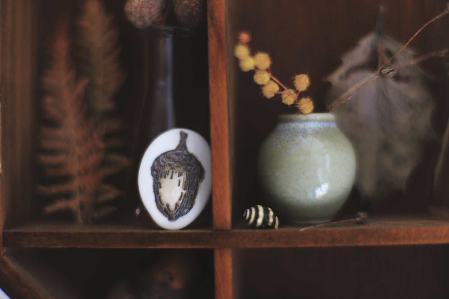 Order of the Oak / Porcelain Brooch