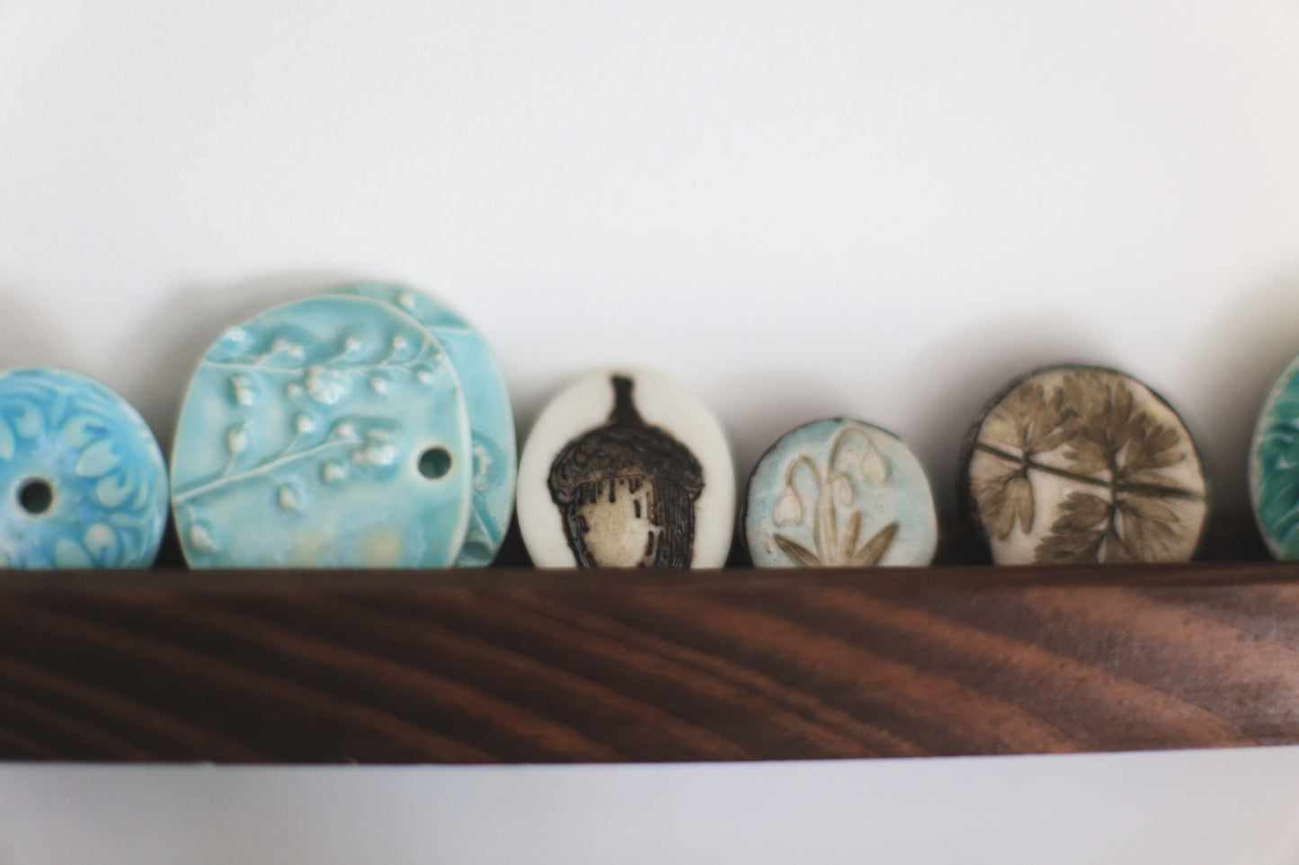 Herbal / Porcelain Brooch