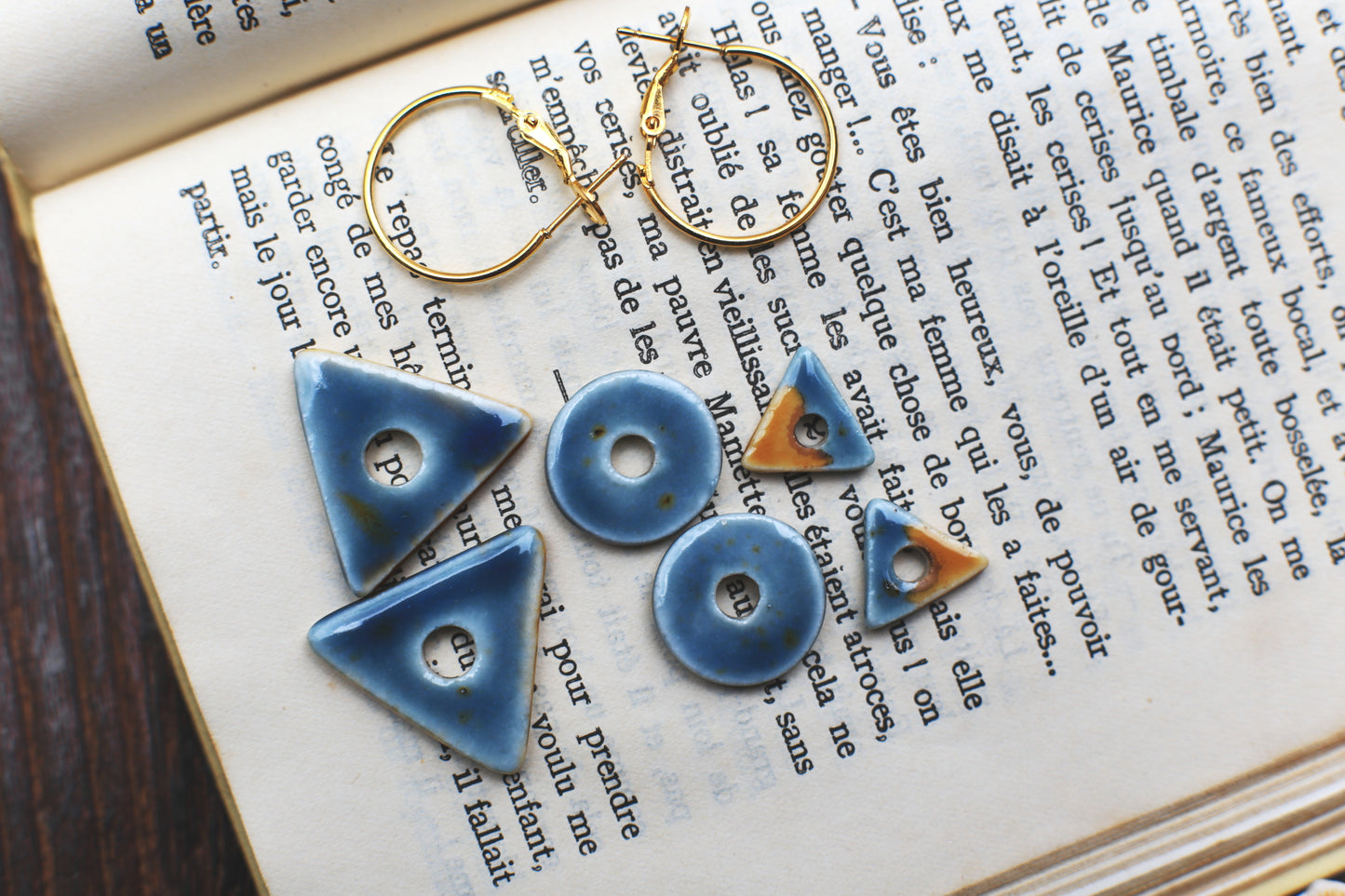 Shapes / Porcelain Earrings Transformer Set
