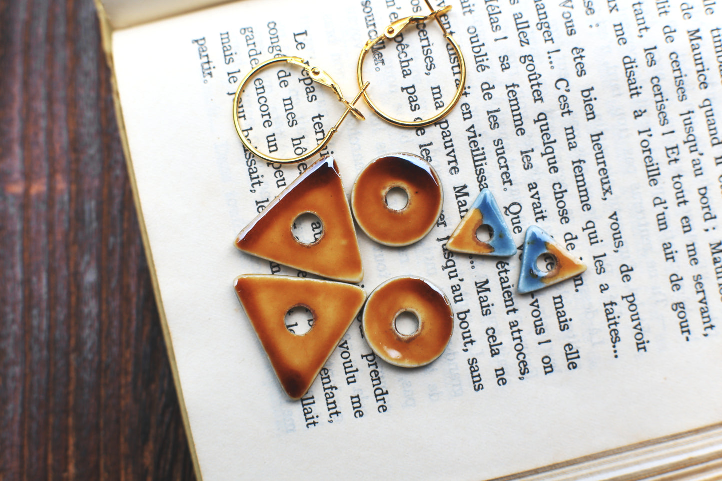 Shapes / Porcelain Earrings Transformer Set