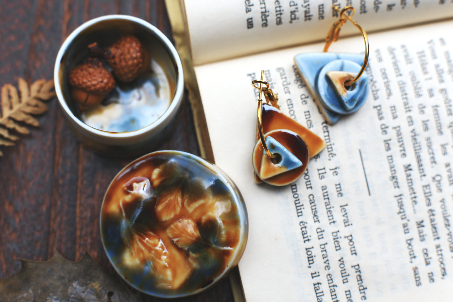 Shapes / Porcelain Earrings Transformer Set