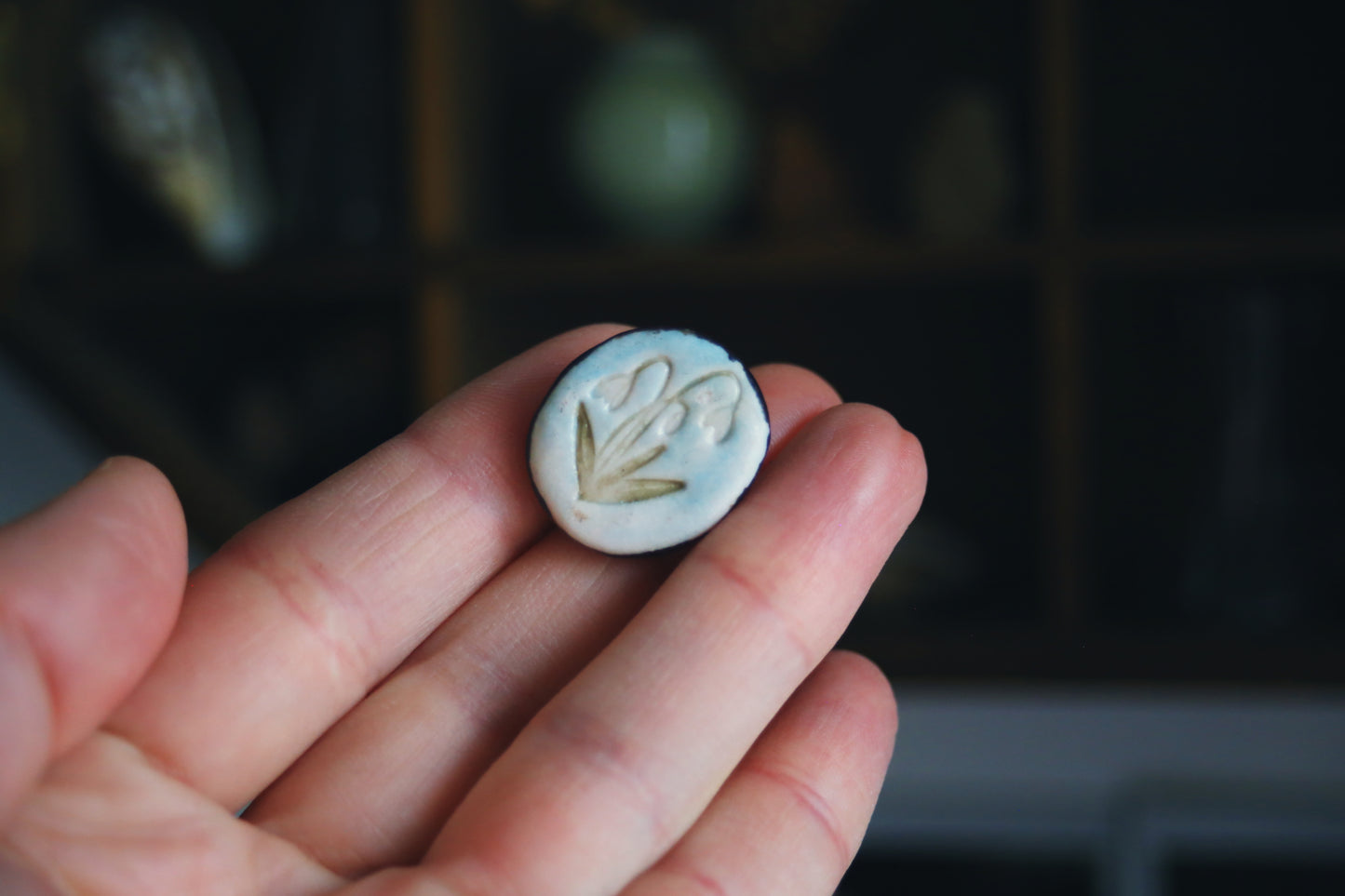 Woodland Path / Porcelain Brooch