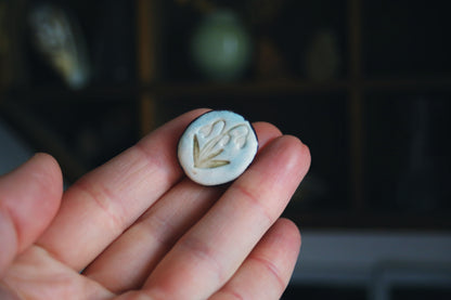 Woodland Path / Porcelain Brooch