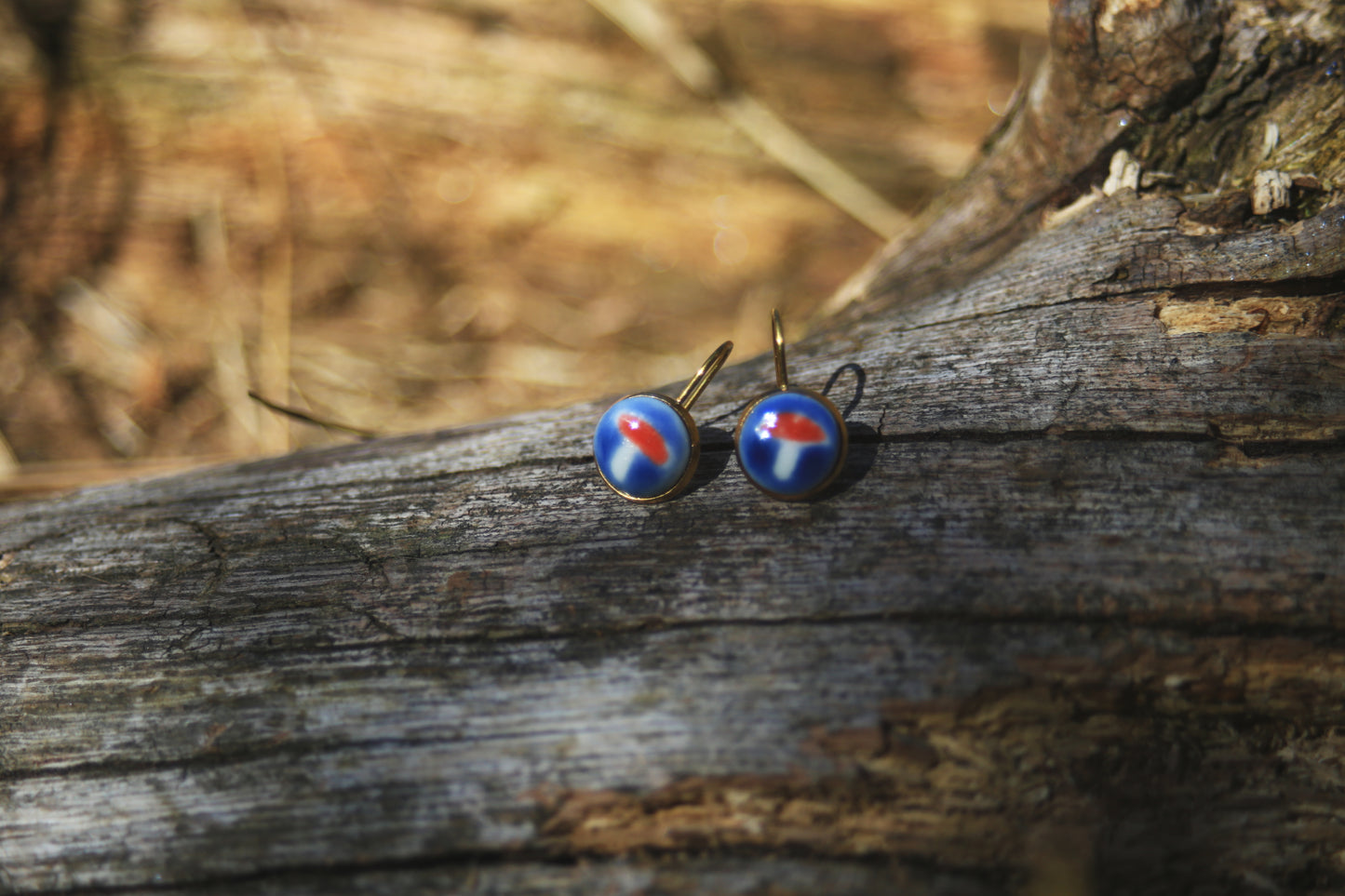 Shrooms / Porcelain Earrings
