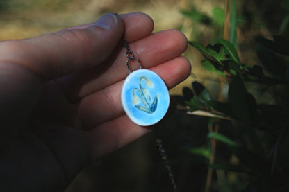 Drops / Porcelain pendant.