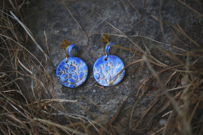Branching Dream / Porcelain Earrings