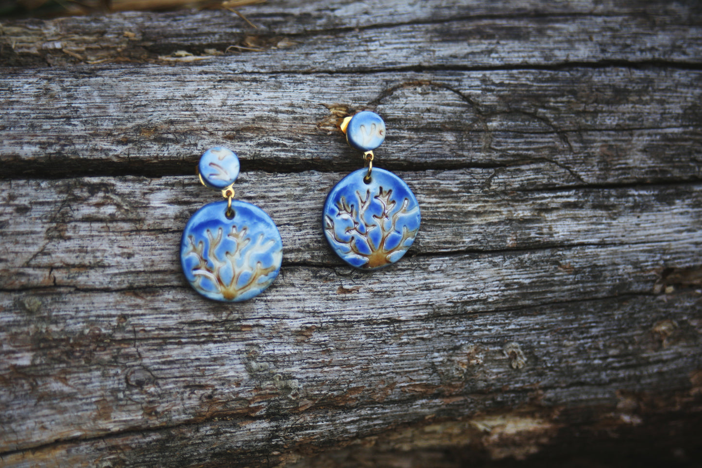 Branching Dream / Porcelain Earrings