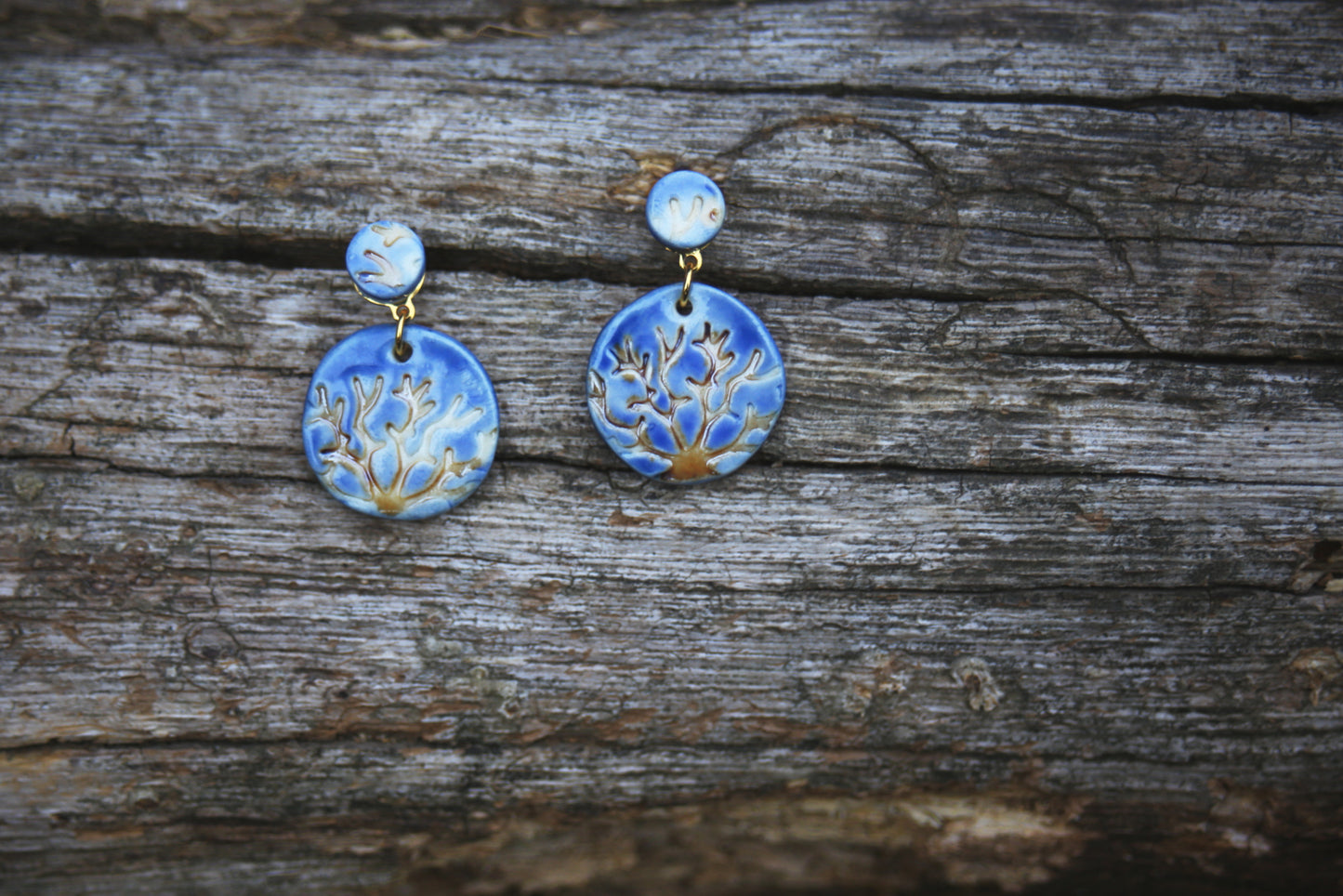 Branching Dream / Porcelain Earrings