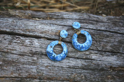 Fresco Flora / Porcelain Earrings