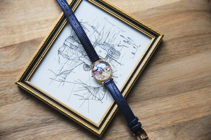 Shell Time / Watch-style bracelet with real seashells from Okinawa