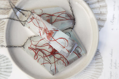 Phare de la pointe d'Agon / Normandy necklace and backlace