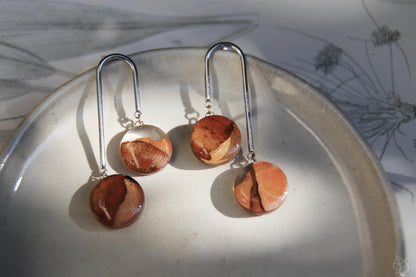 Plains / Ginkgo leaves earrings